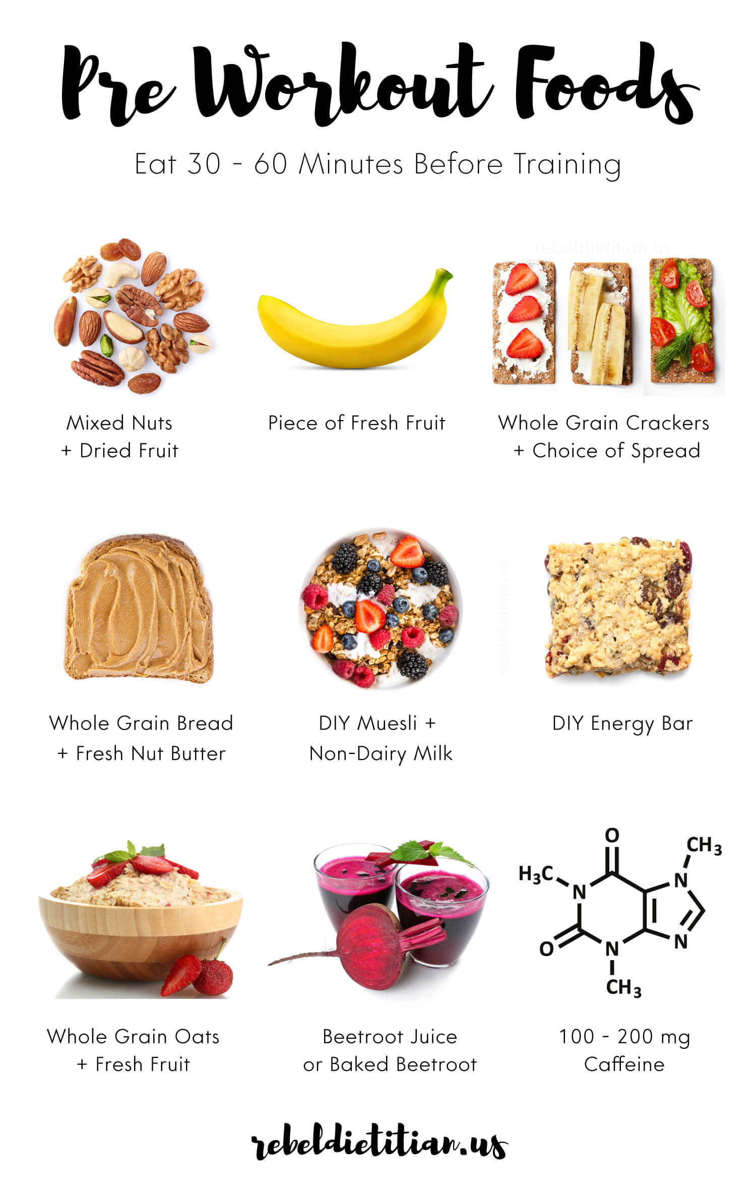 Pre Workout Foods | RebelRD